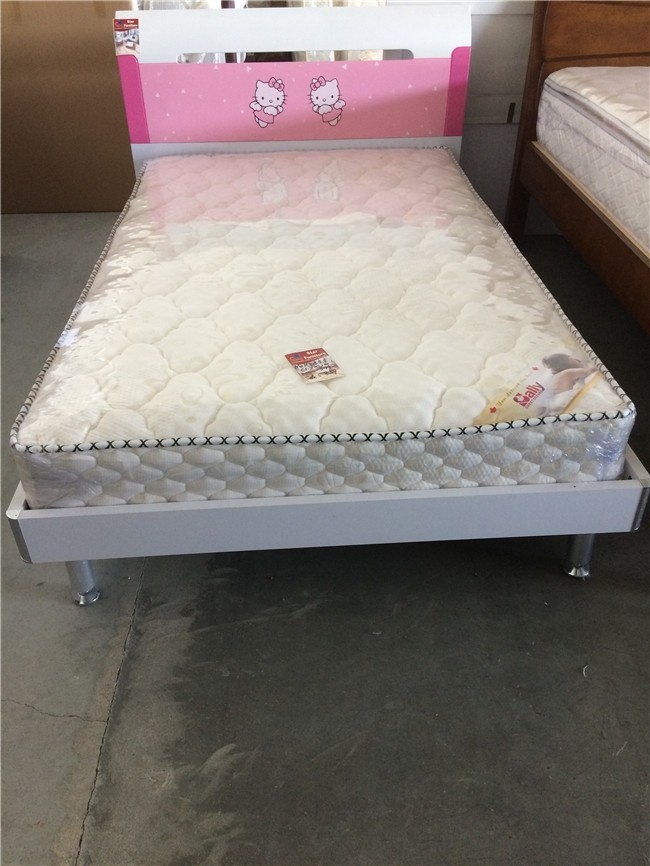 Twin Bed Frame with Mattress (828)