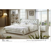 Genuine Leather Queen Size Bed (A 61)
