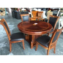 Round Solid Wood Table (2622)