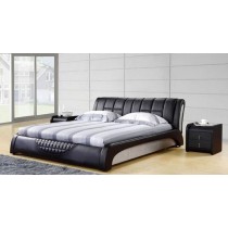 Genuine Leather Queen Size Bed (1001)