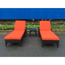 Patio Lounge Chair with a Coffee Table (L078)